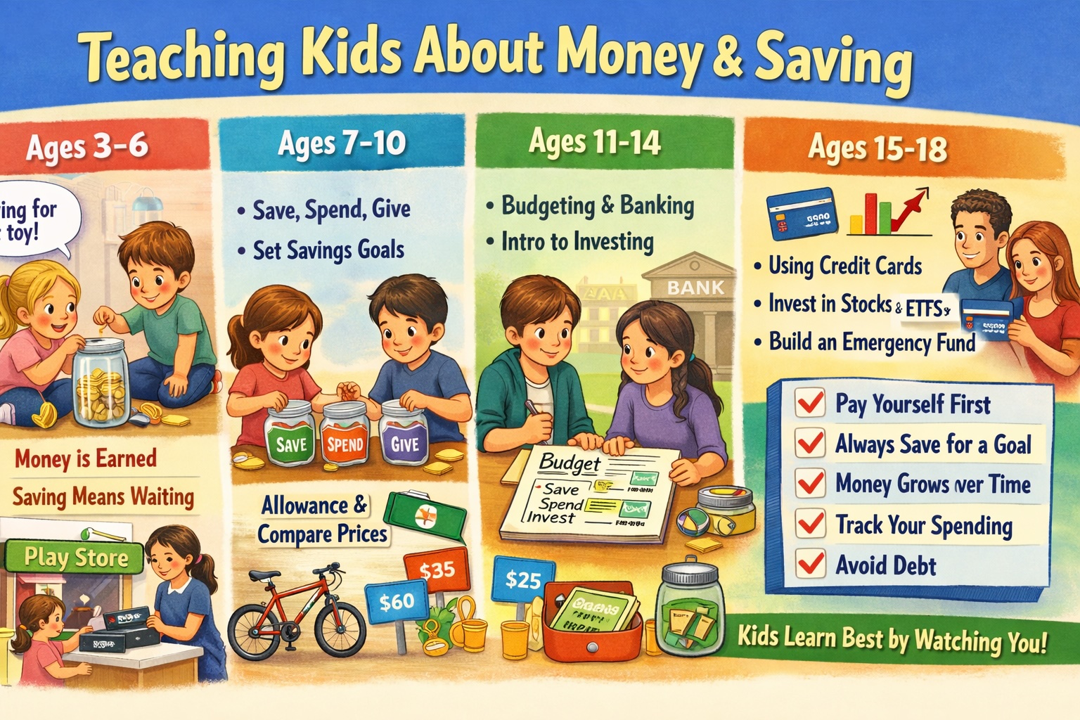 How to teach children about finances and savings