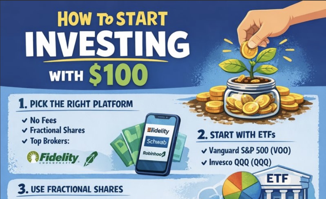 How to Start Investing with $100