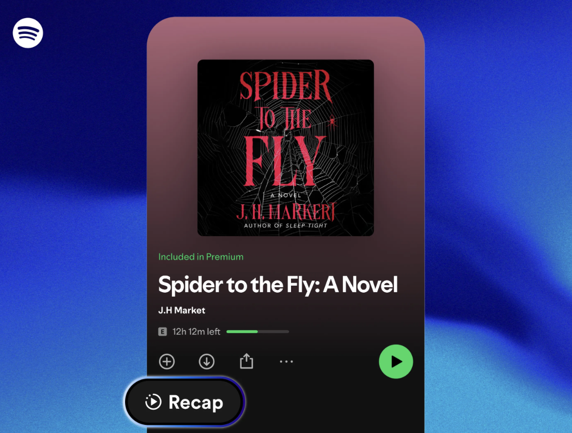 Spotity lança novo recurso para audio livro