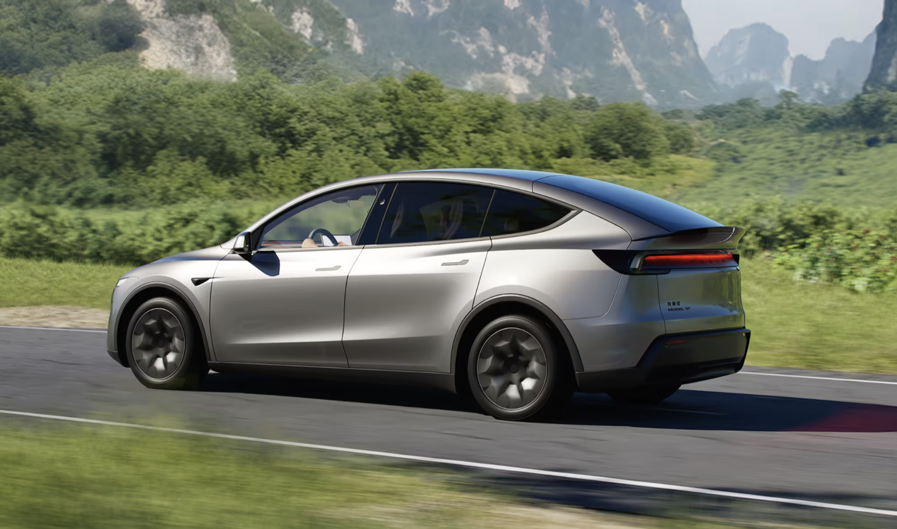 New Tesla Model Y Long in China