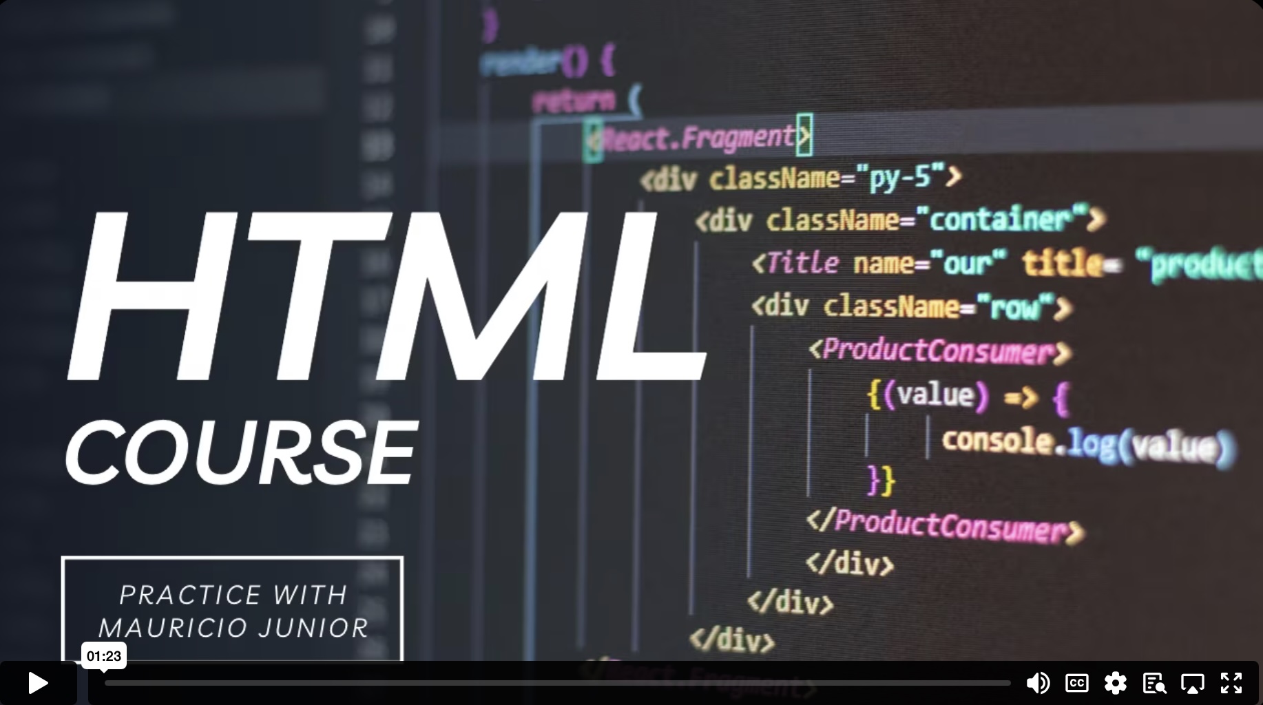 HTML, CSS and JavaScript classes for free