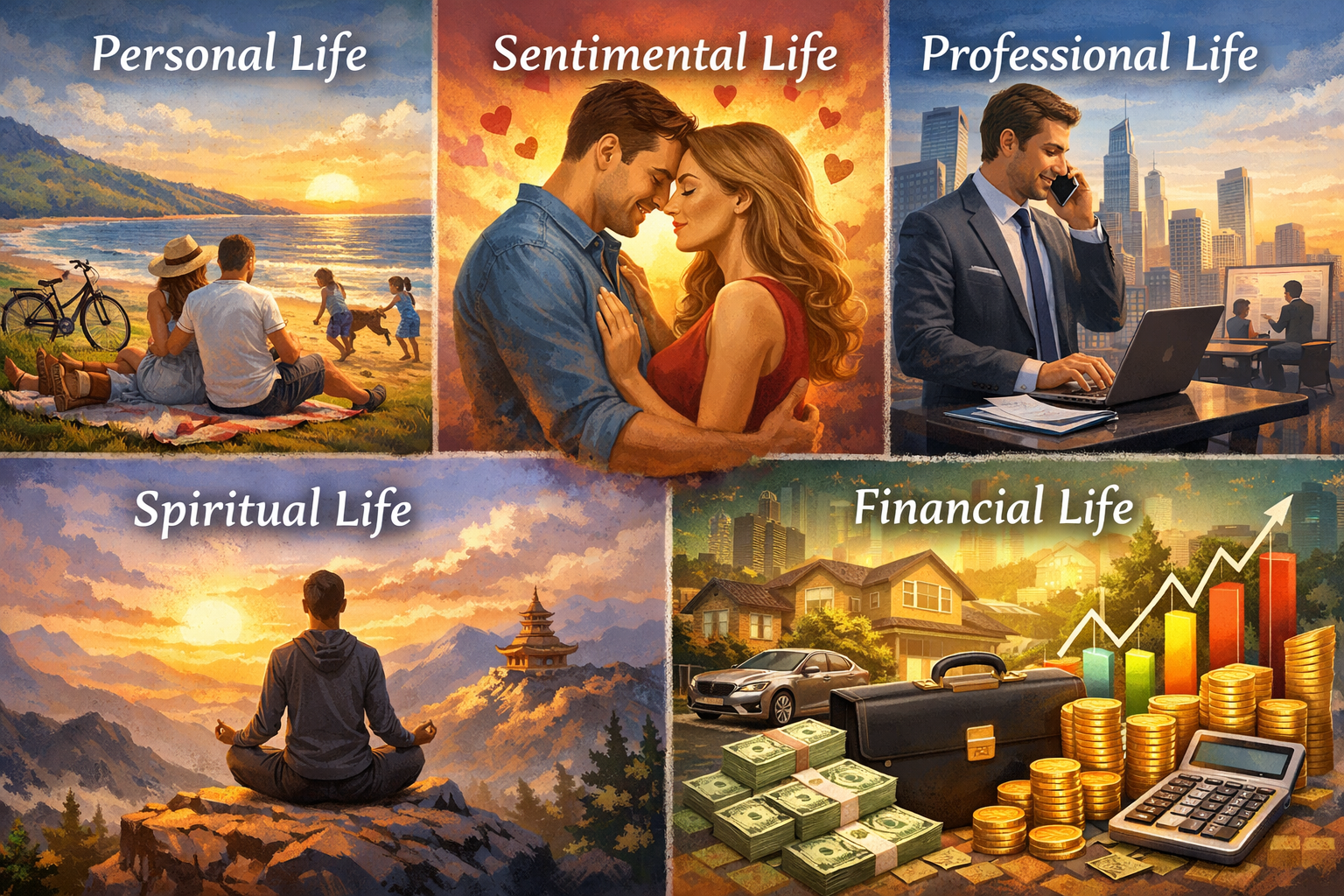 The five lives of the human