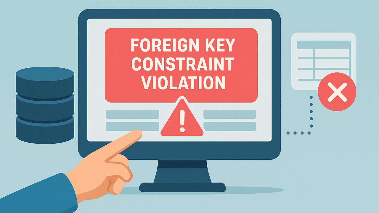 Don't waste time defining user-friendly error messages for foreign key constraint violations in Java applications
