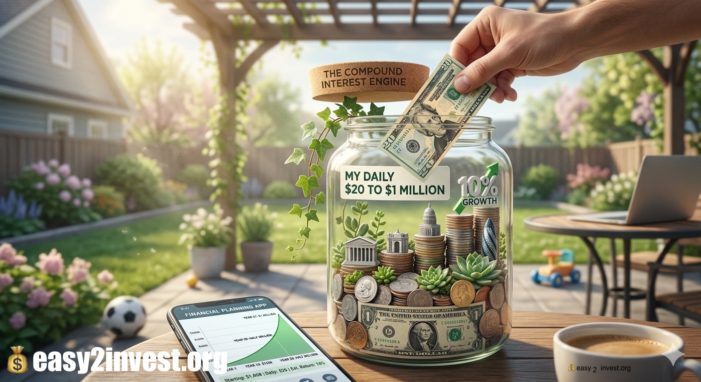 From $20 a day to a millionaire