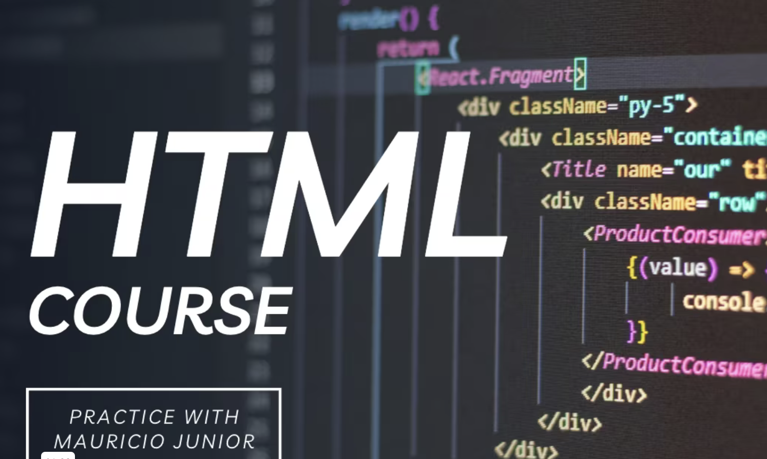 HTML Course in practice