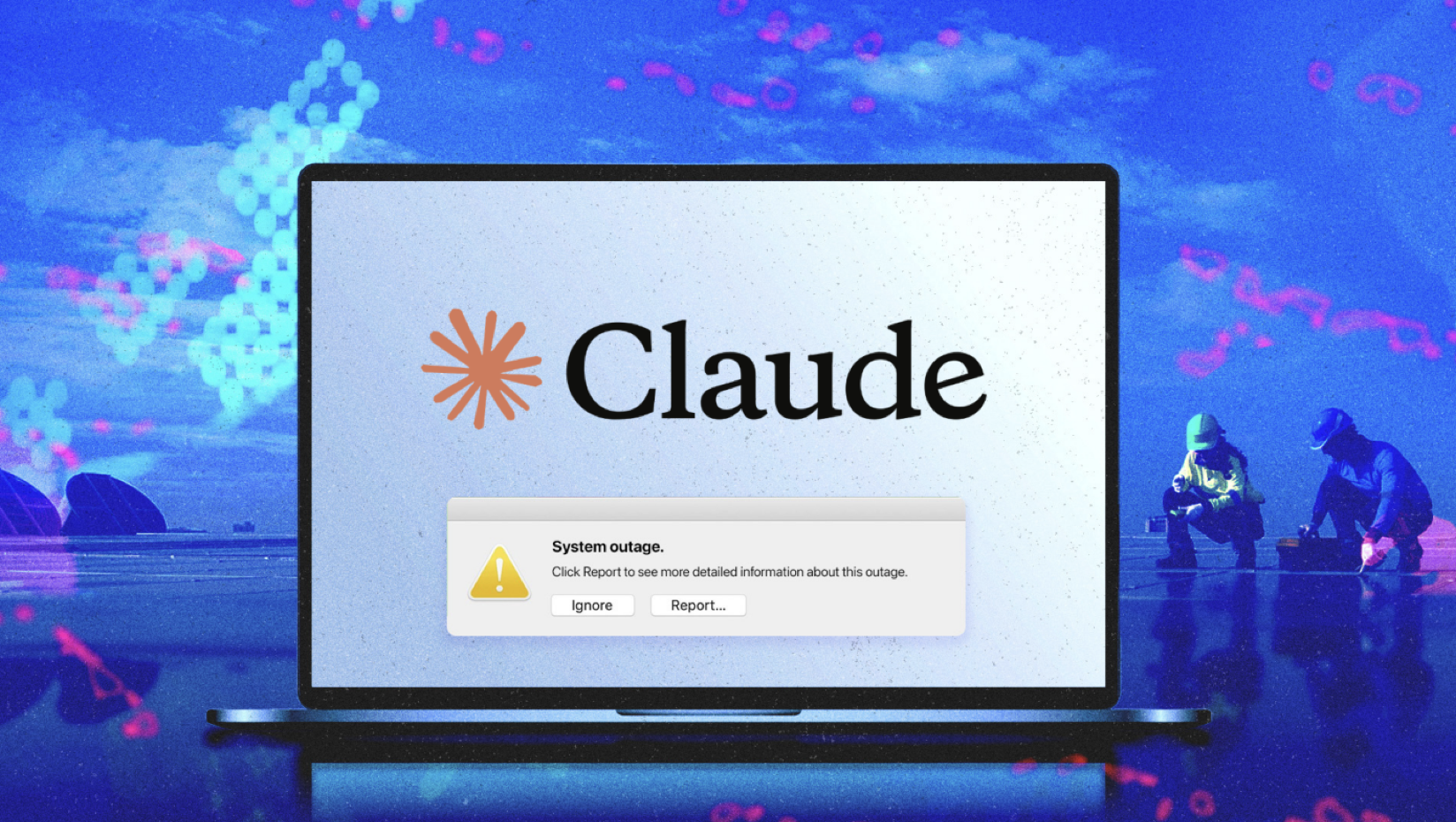 Claude is experiencing an outage